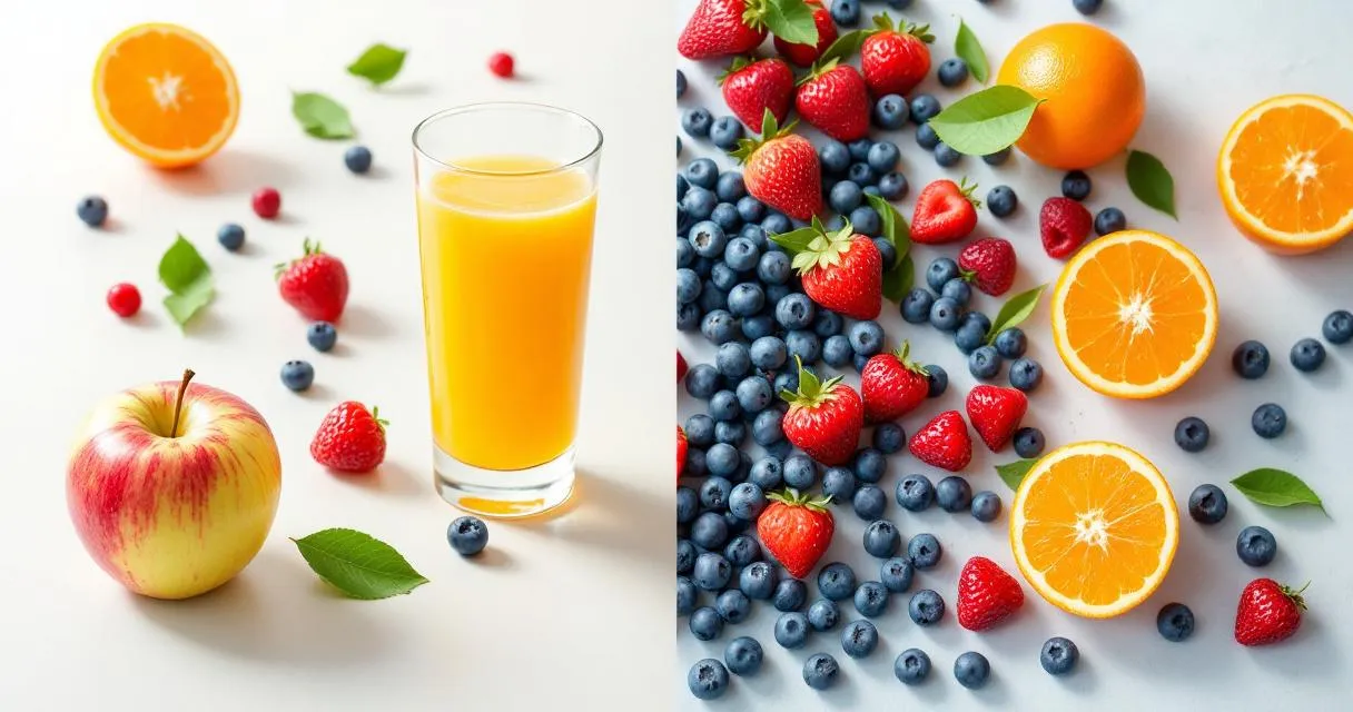Saft vs. ganze Frucht: Was ist wirklich gesünder?