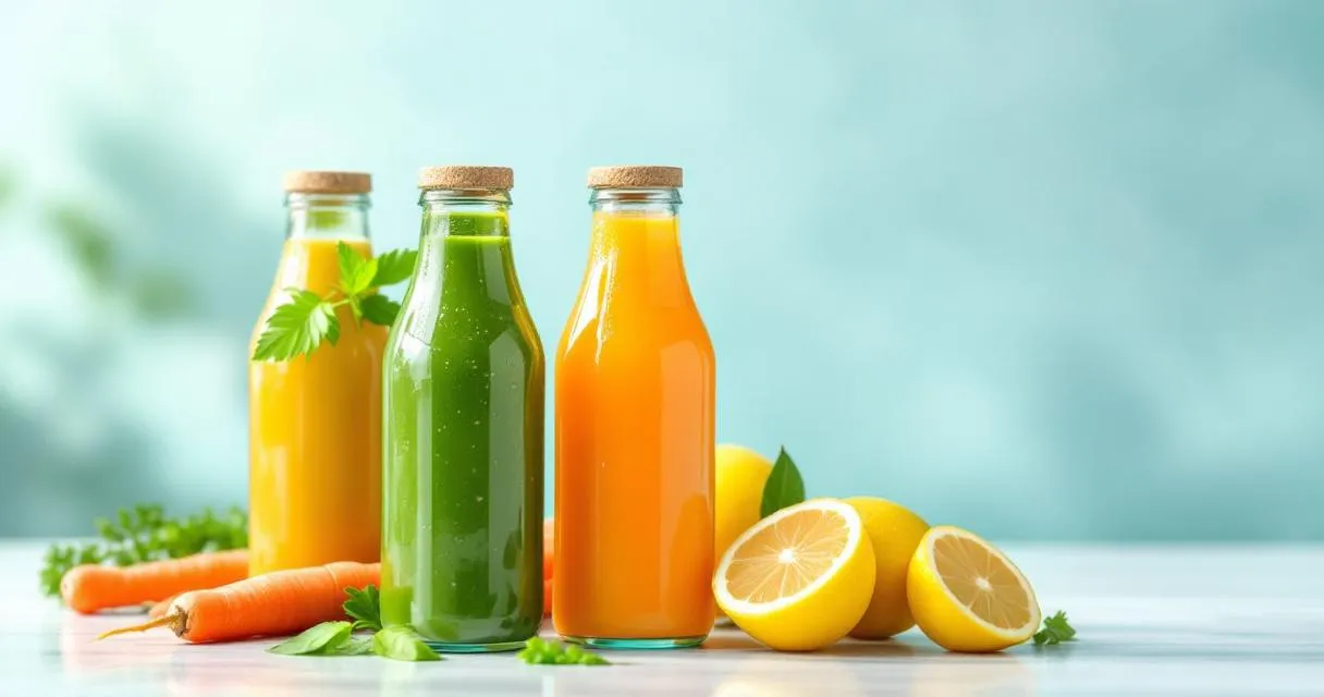 3-Tage Basische Saftkur: Entsäuern mit frischen Säften