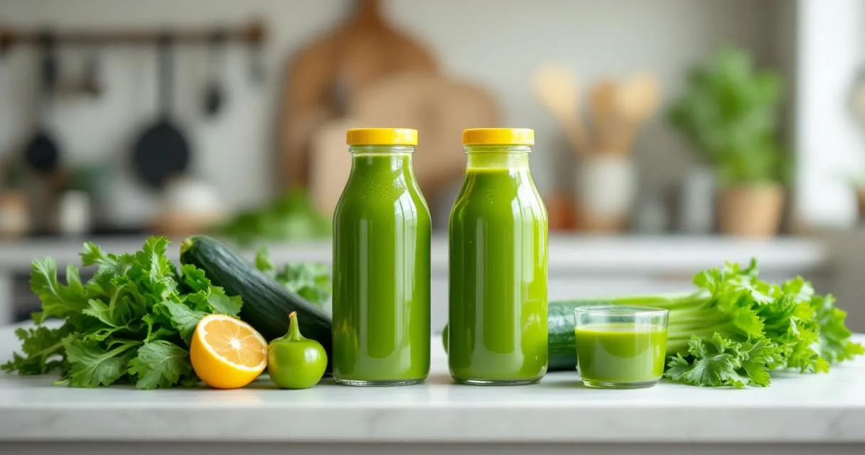 5-Tage Grüne Saftkur: Intensiv-Kur mit Gemüsesäften