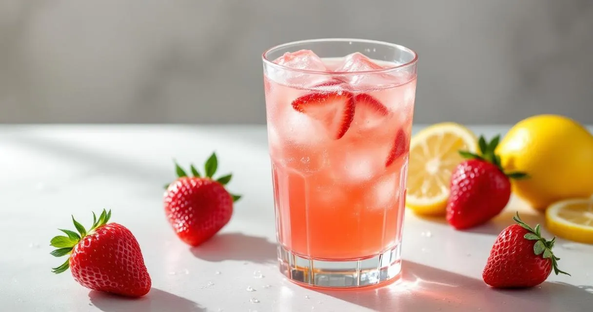 Erdbeer-Limonade: Fruchtig-süße Sommererfrischung