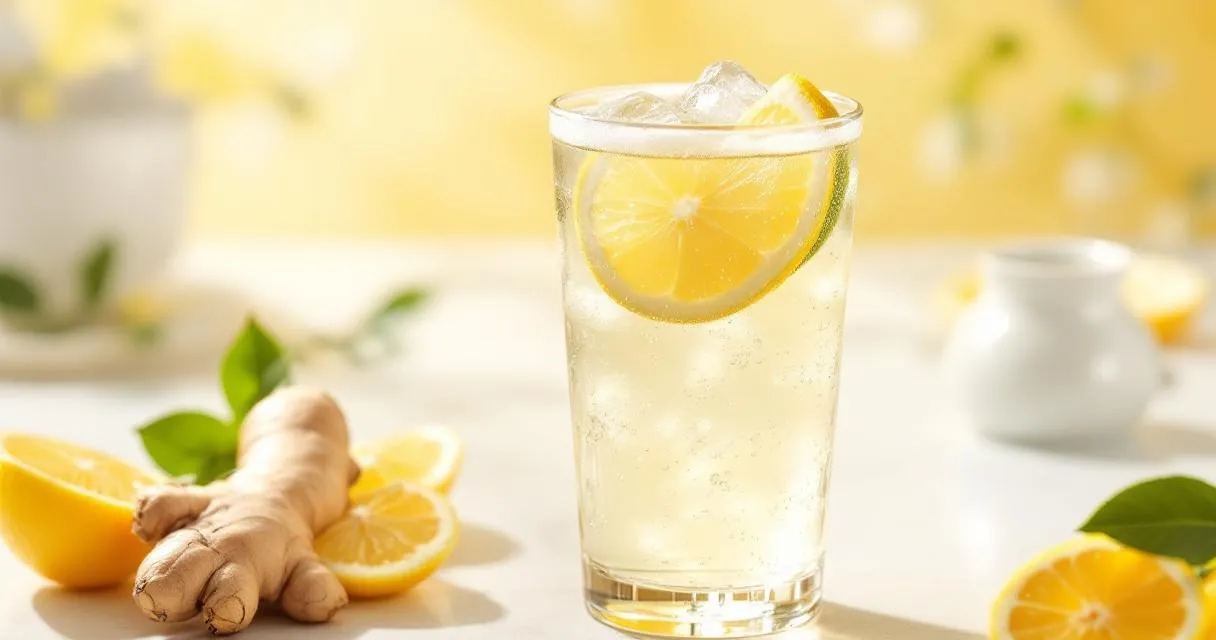 Ingwer-Limonade: Scharf-erfrischend mit frischem Saft