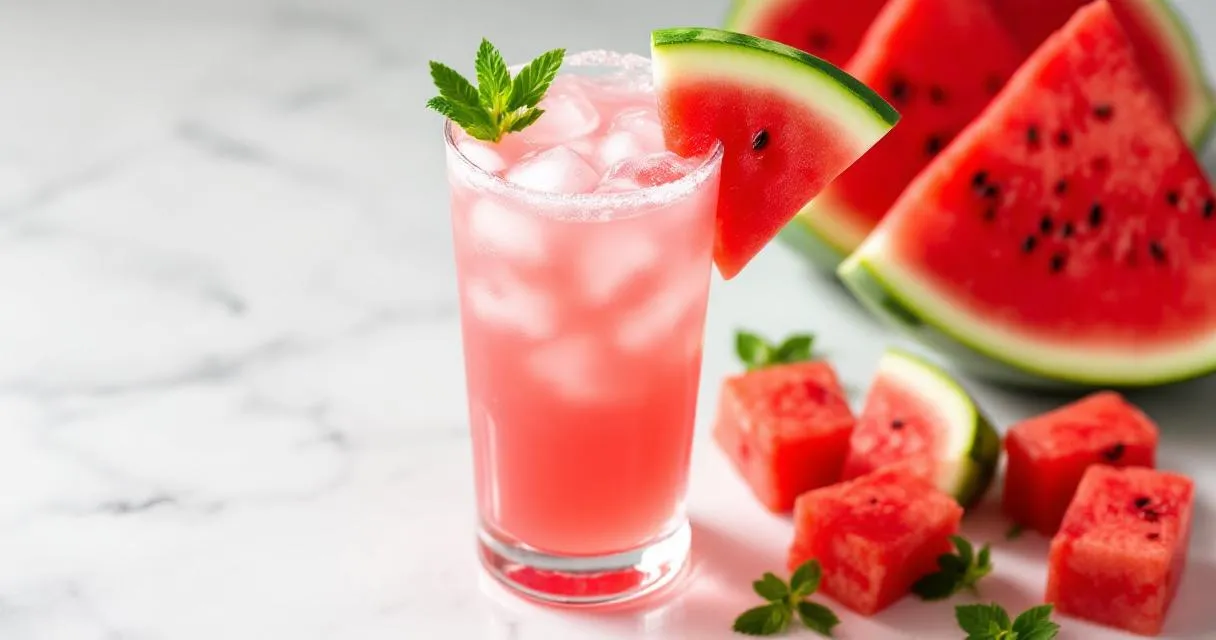 Wassermelonen-Limonade: Der ultimative Sommer-Durstlöscher