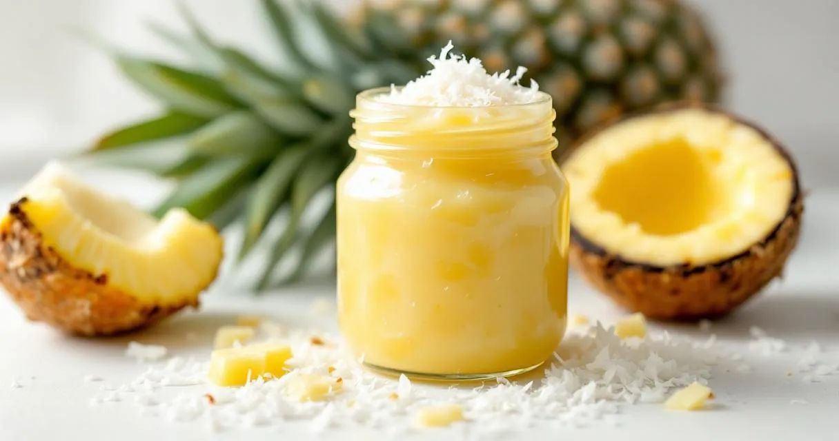 Ananas-Kokos-Marmelade: Piña Colada im Glas