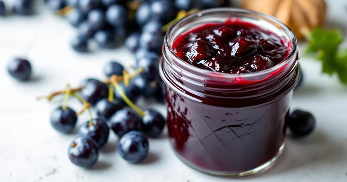 Kirschmarmelade mit Traubensaft: Tiefrot & vollmundig