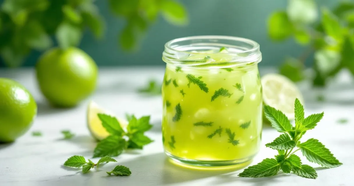 Limetten-Minze-Marmelade: Erfrischender Aufstrich