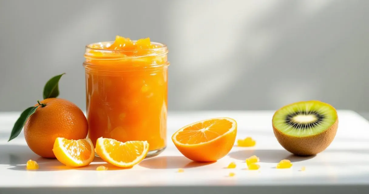 Mandarinen-Kiwi-Marmelade: Winterfrucht trifft Exotik