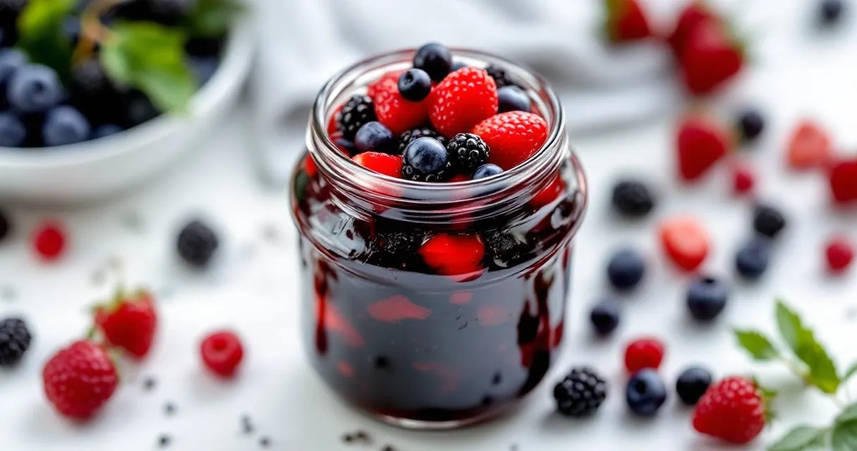 Waldbeerenkonfitüre: Wilde Beeren aus dem Wald