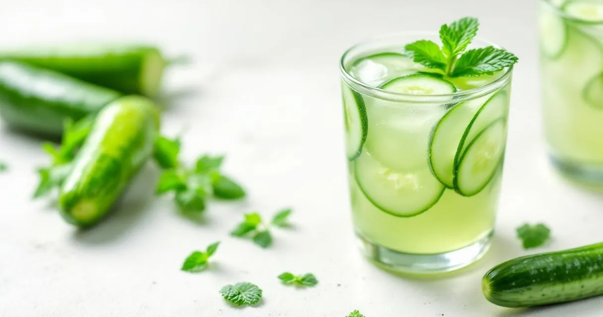 Gurkensaft: Der milde Durstlöscher mit wenig Kalorien