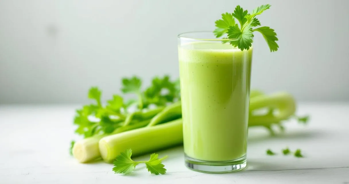 Selleriesaft: Der grüne Morgen-Klassiker richtig zubereitet