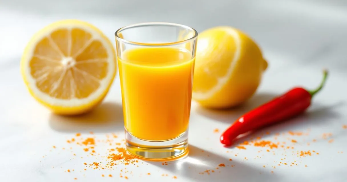 Zitronen-Cayenne-Shot: Der Stoffwechsel-Kickstarter