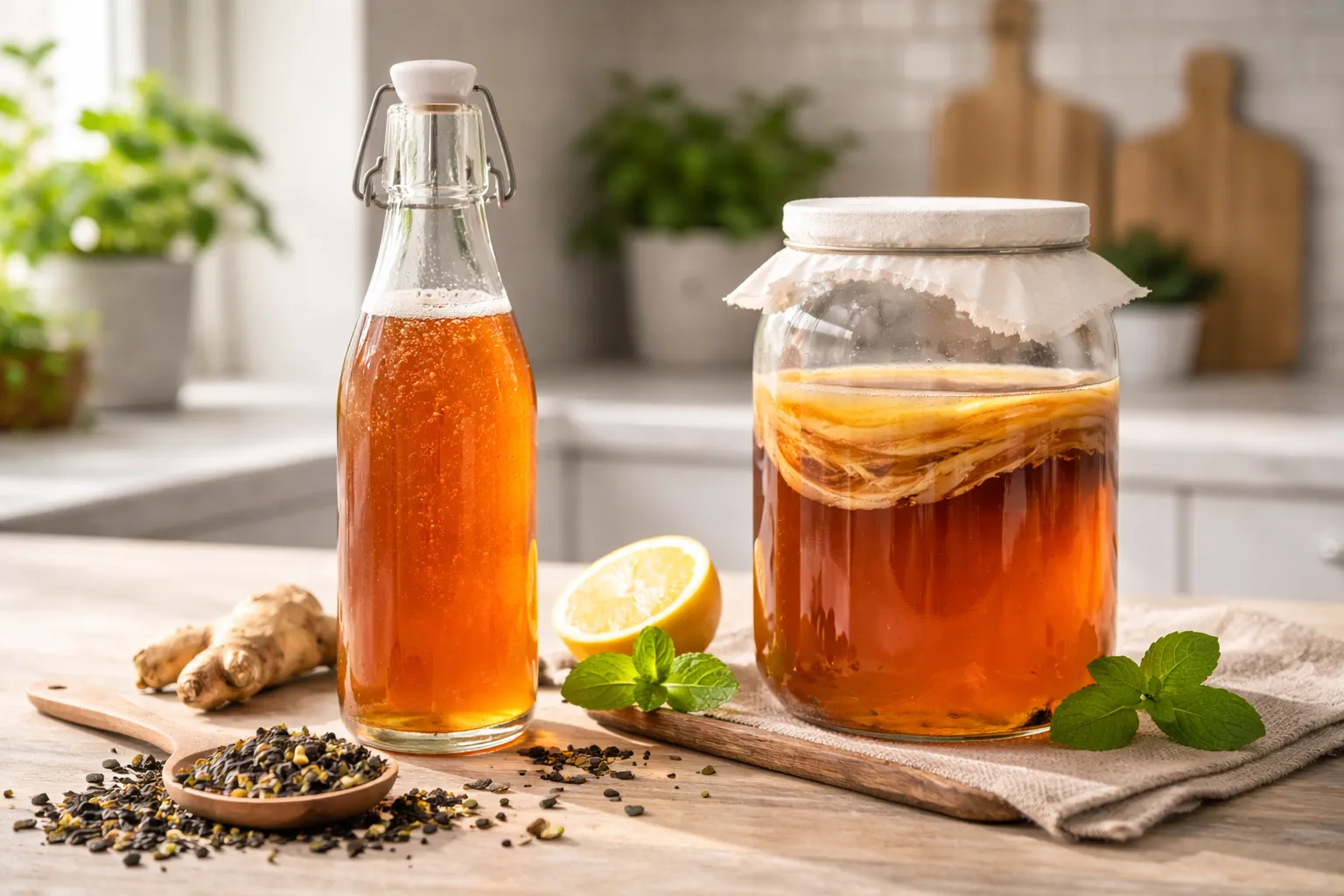 Kombucha: Herstellung, Wirkung und alles was du wissen musst
