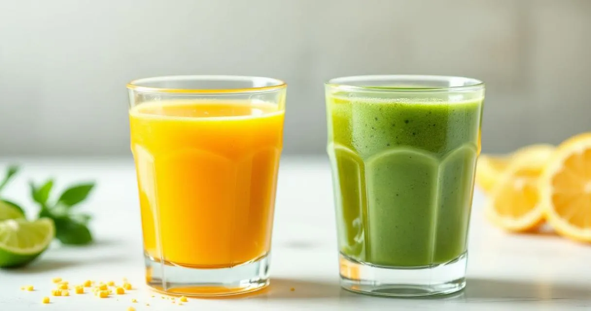 Saft vs. Smoothie: Unterschiede und was gesünder ist