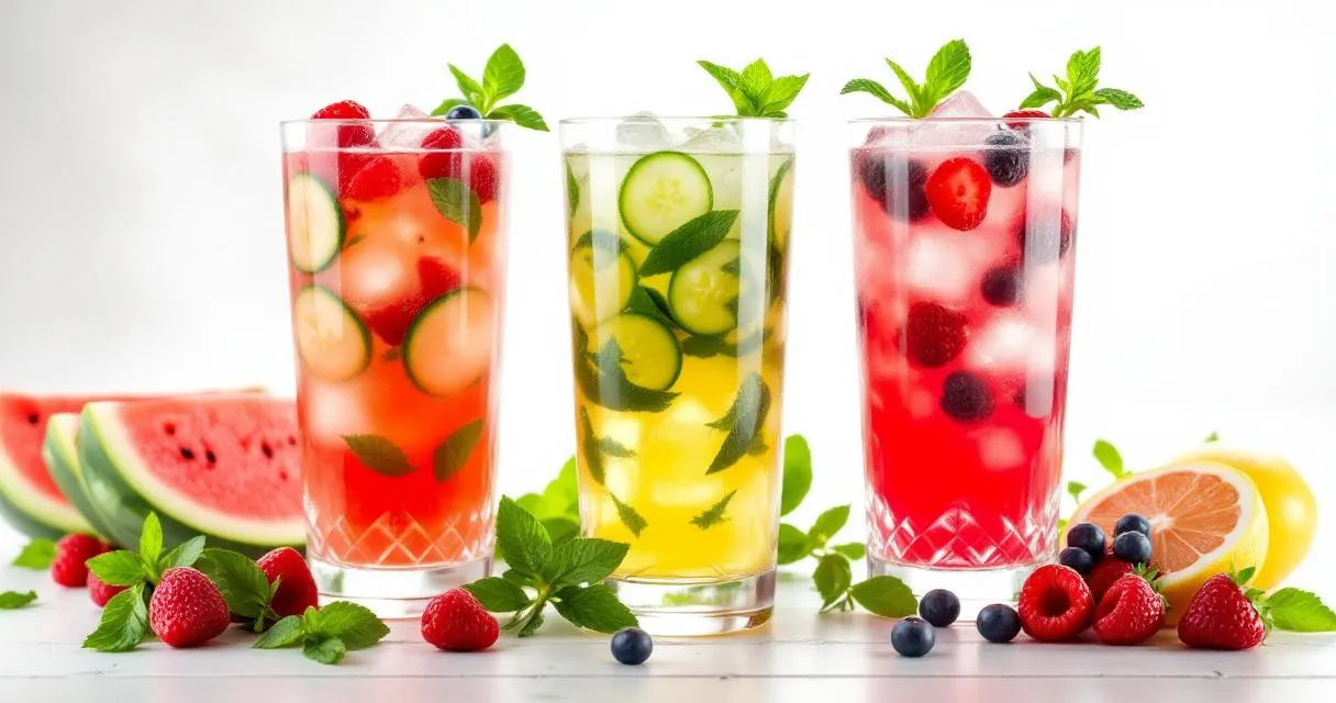 10 erfrischende Sommer-Saft-Rezepte für heiße Tage