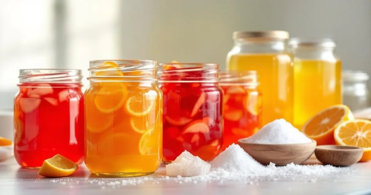Konservierung über Säure, Zucker und Zusatzstoffe